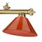 Z-Lite Cordon 3 Light Billiard, Rubbed Brass & Red 2306-3RB-PRD - alternate 2